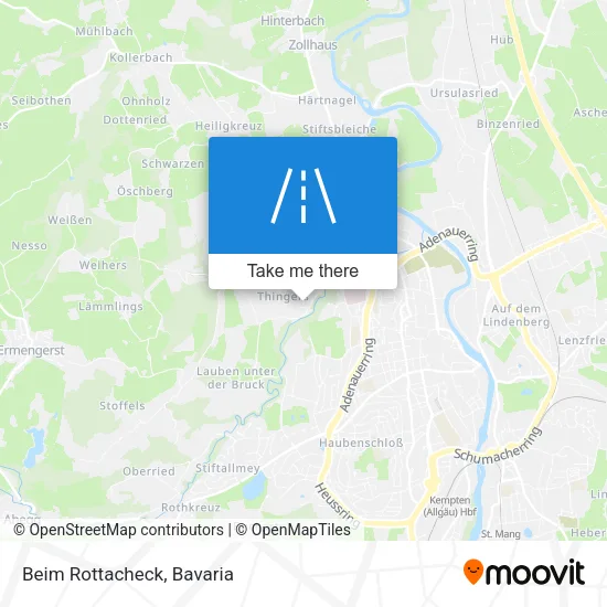 Карта Beim Rottacheck