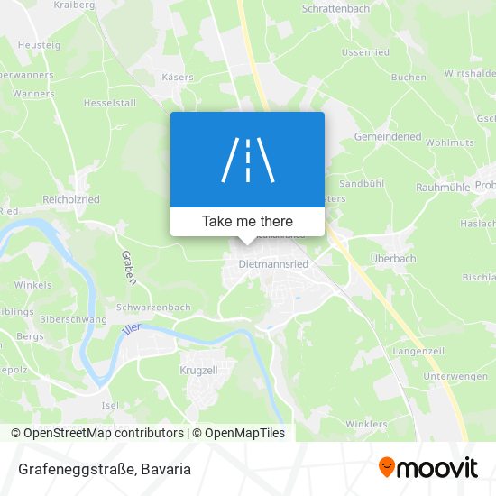 Grafeneggstraße map