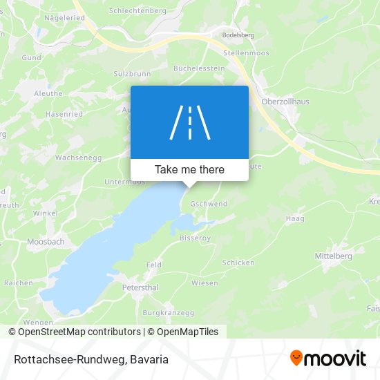 Rottachsee-Rundweg map