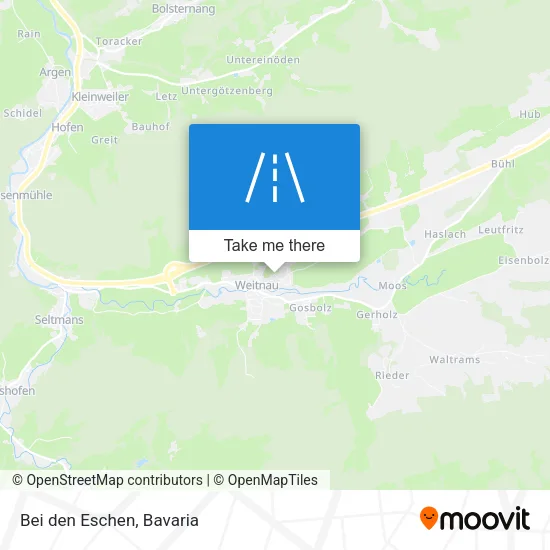 Карта Bei den Eschen