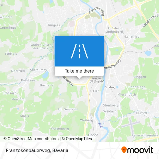 Карта Franzosenbauerweg