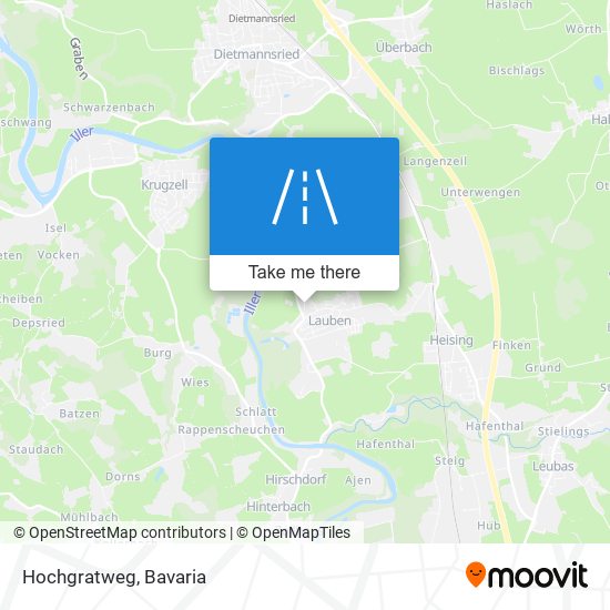Карта Hochgratweg