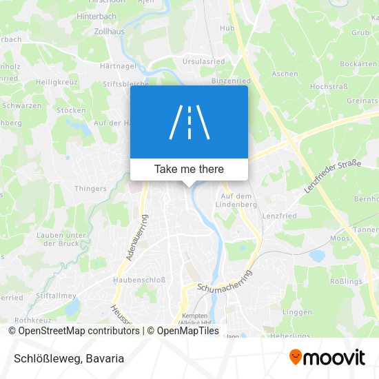 Schlößleweg map