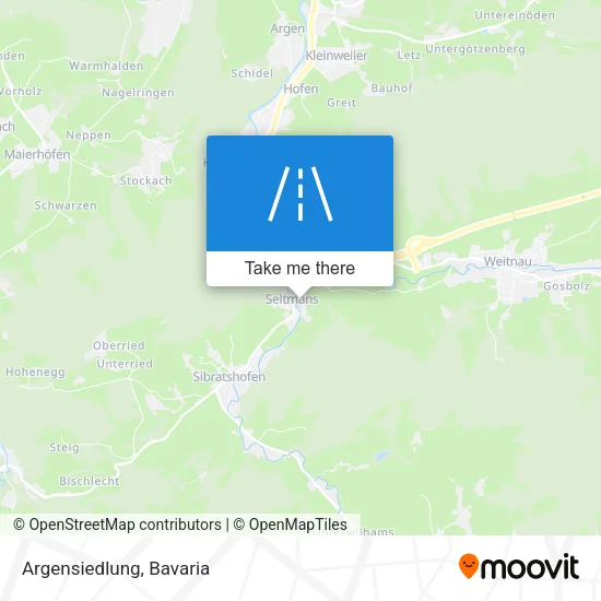 Карта Argensiedlung
