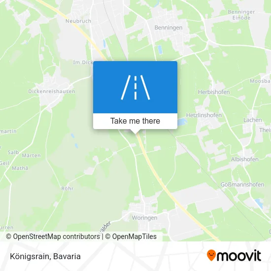 Карта Königsrain