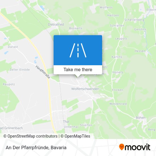 An Der Pfarrpfründe map