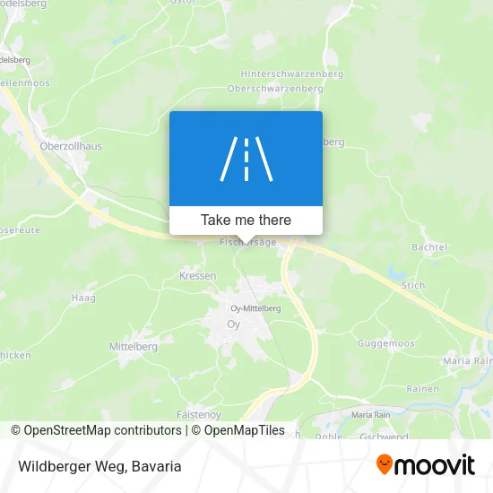 Карта Wildberger Weg