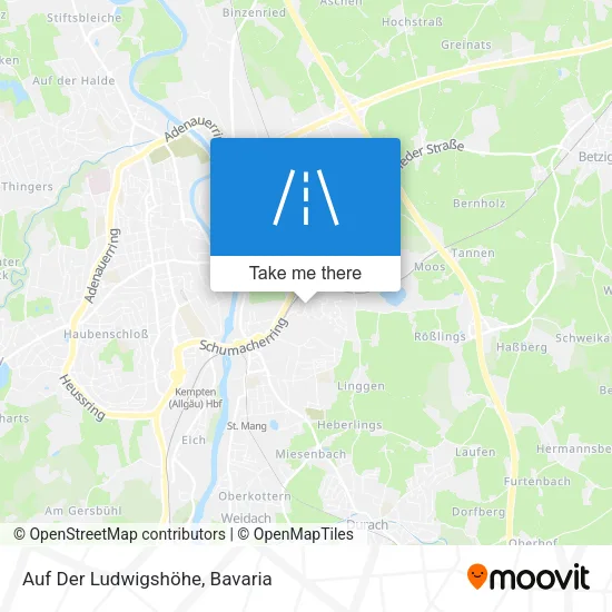 Auf Der Ludwigshöhe map