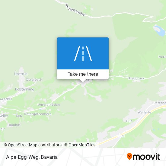 Alpe-Egg-Weg map