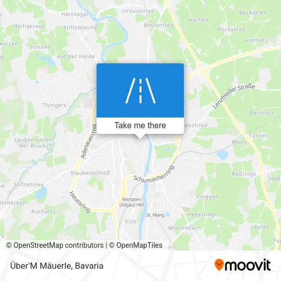 Карта Über'M Mäuerle