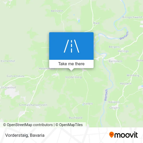 Карта Vorderstaig