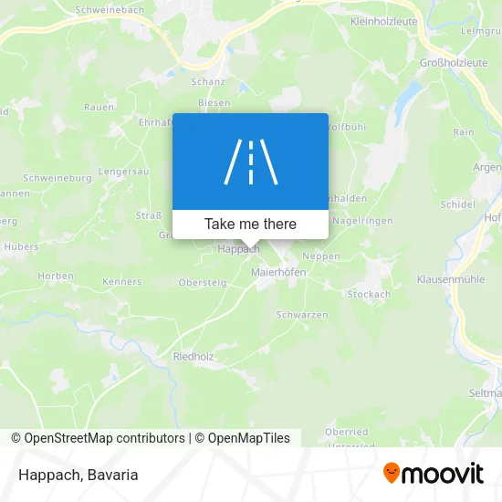 Карта Happach