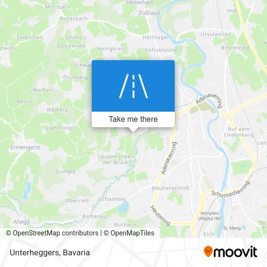 Карта Unterheggers