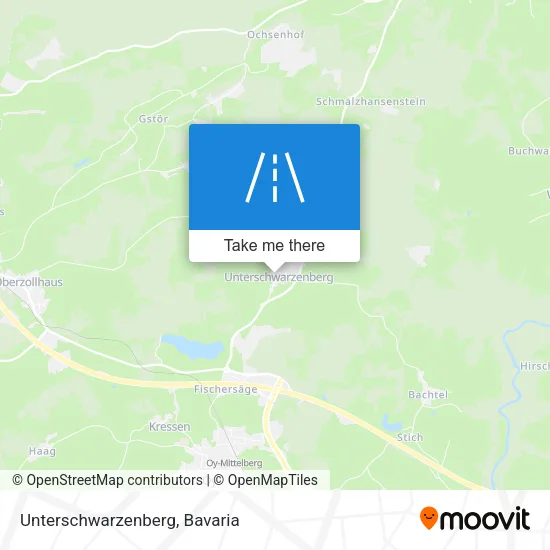 Карта Unterschwarzenberg