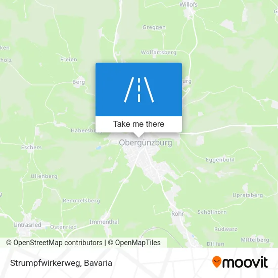 Карта Strumpfwirkerweg