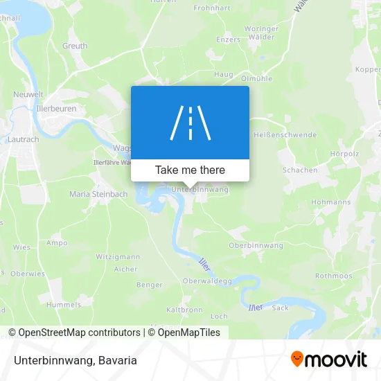 Карта Unterbinnwang