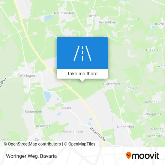 Карта Woringer Weg