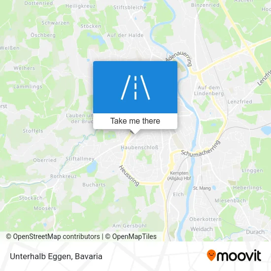 Карта Unterhalb Eggen