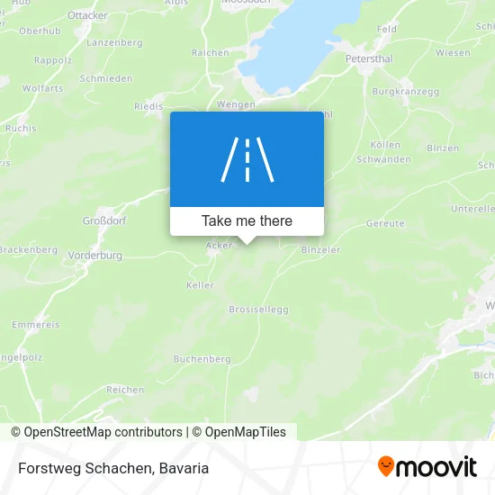 Карта Forstweg Schachen