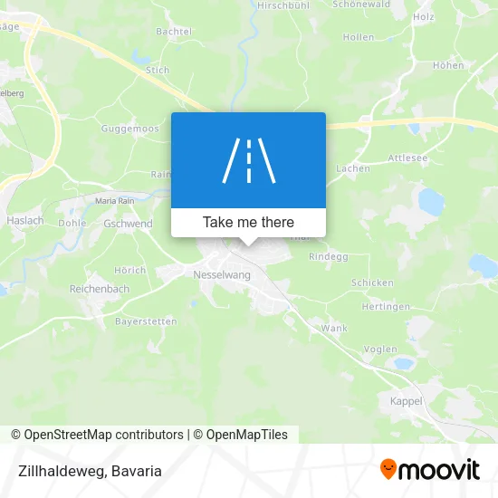 Карта Zillhaldeweg