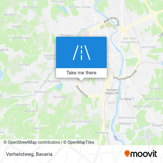 Карта Verhelstweg