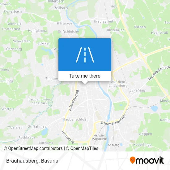 Карта Bräuhausberg