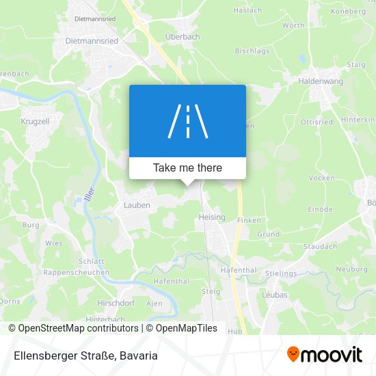 Ellensberger Straße map