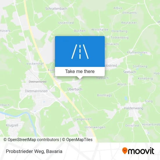 Карта Probstrieder Weg
