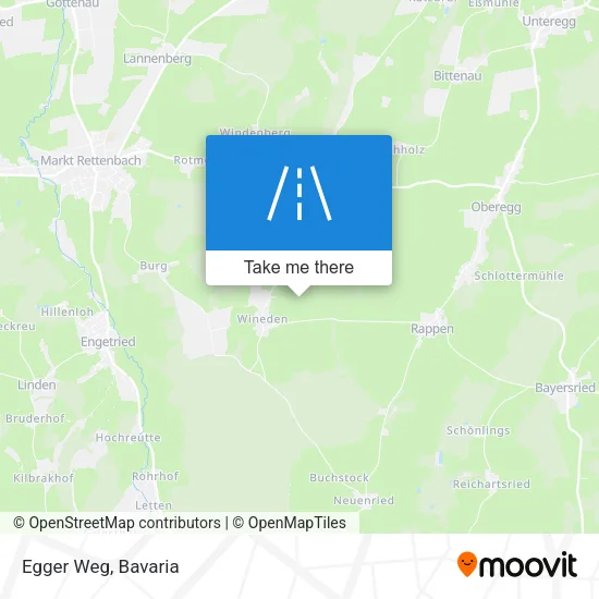 Карта Egger Weg