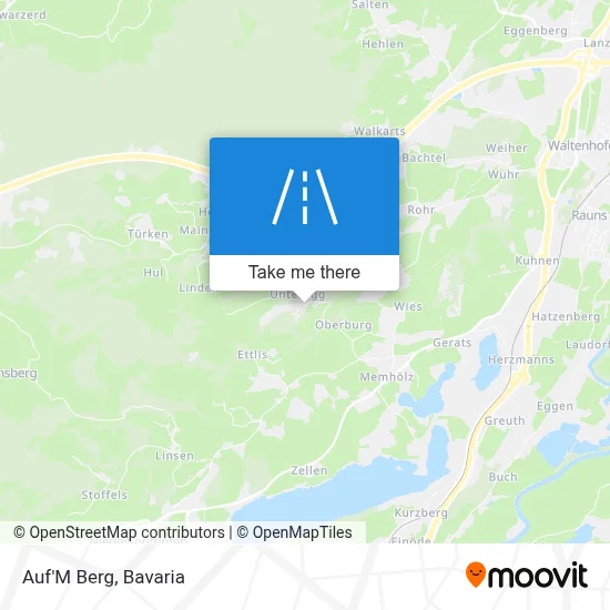 Auf'M Berg map