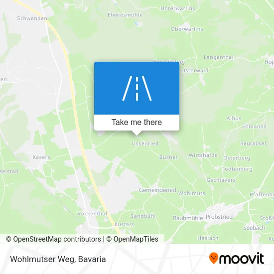 Карта Wohlmutser Weg