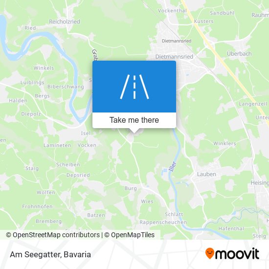 Am Seegatter map