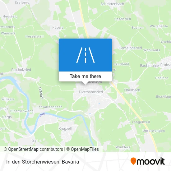 In den Storchenwiesen map