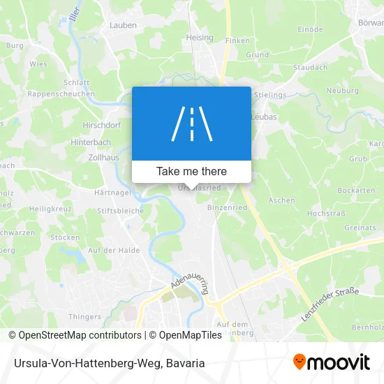 Карта Ursula-Von-Hattenberg-Weg