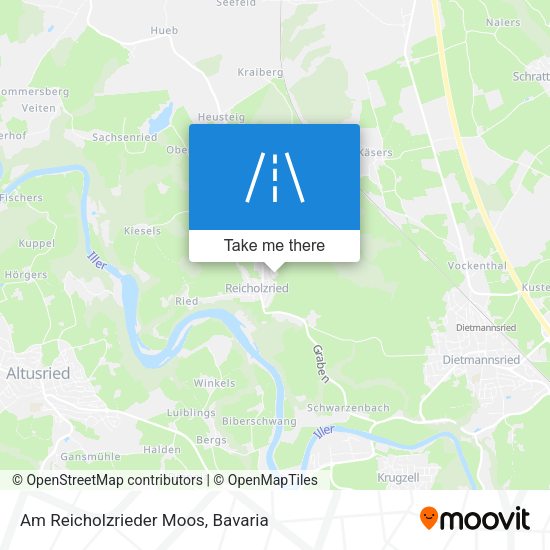 Am Reicholzrieder Moos map