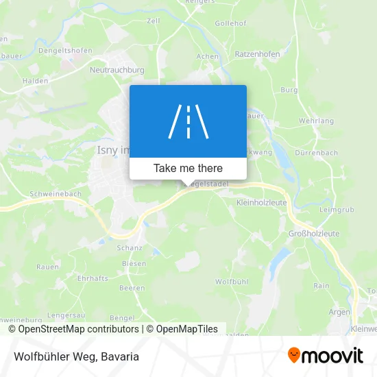 Карта Wolfbühler Weg