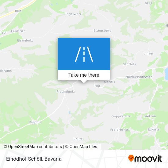 Einödhof Schöll map