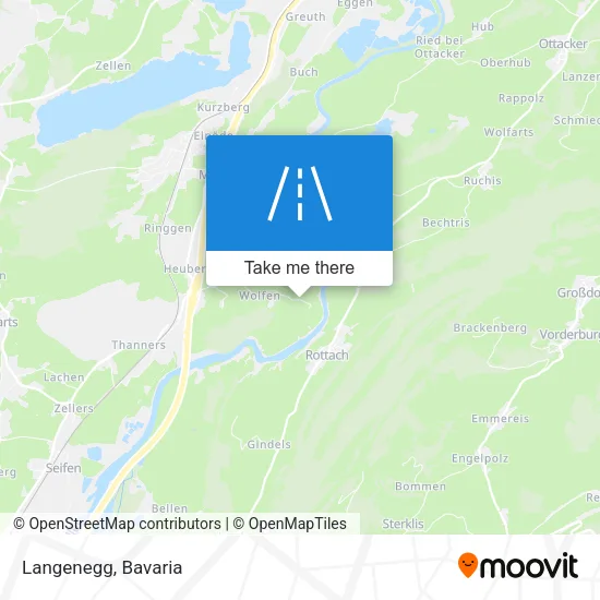 Langenegg map