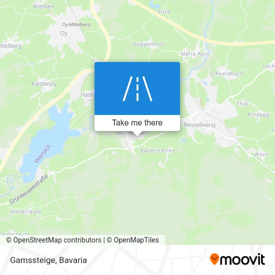 Карта Gamssteige