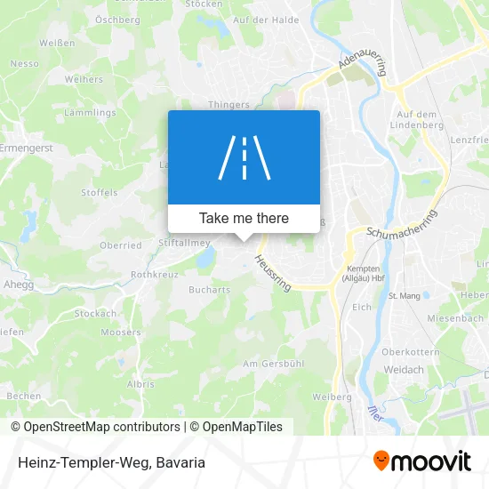 Карта Heinz-Templer-Weg