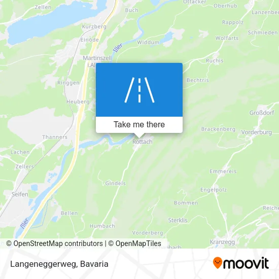Карта Langeneggerweg