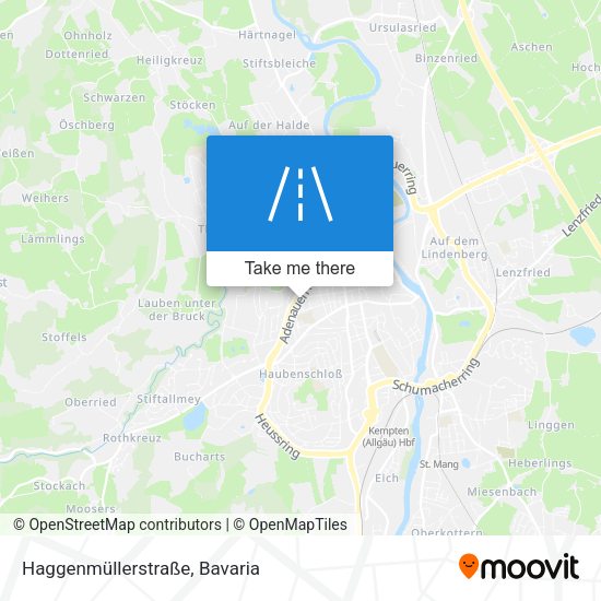 Haggenmüllerstraße map