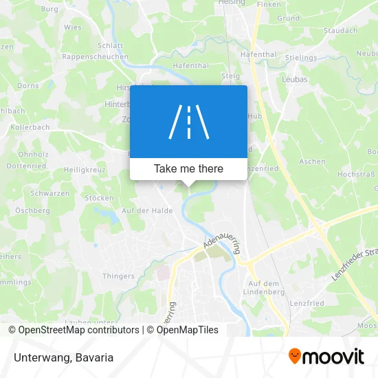 Карта Unterwang