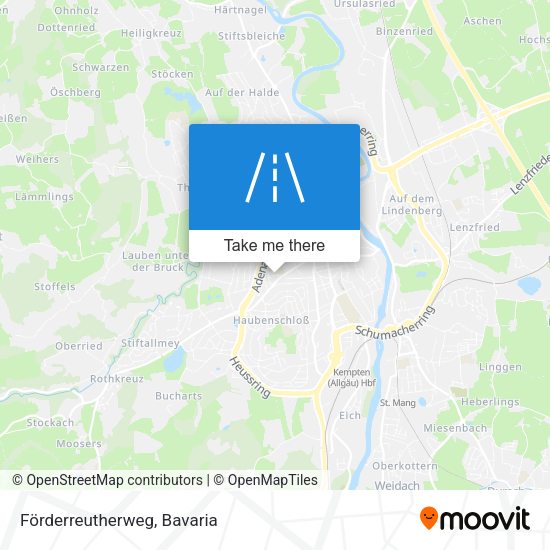 Förderreutherweg map