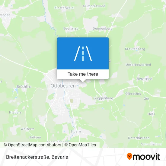Карта Breitenackerstraße