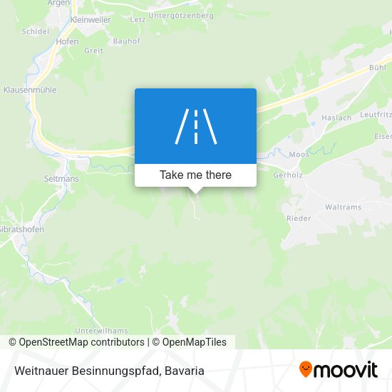Weitnauer Besinnungspfad map