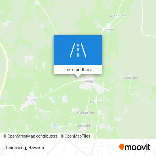 Карта Laichweg