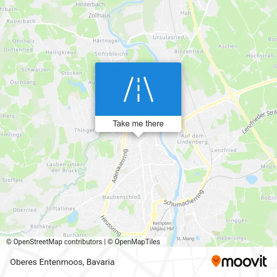 Карта Oberes Entenmoos