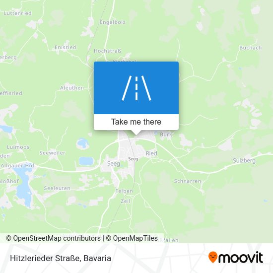 Hitzlerieder Straße map