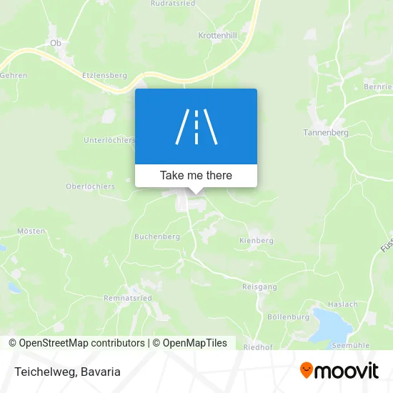 Teichelweg map